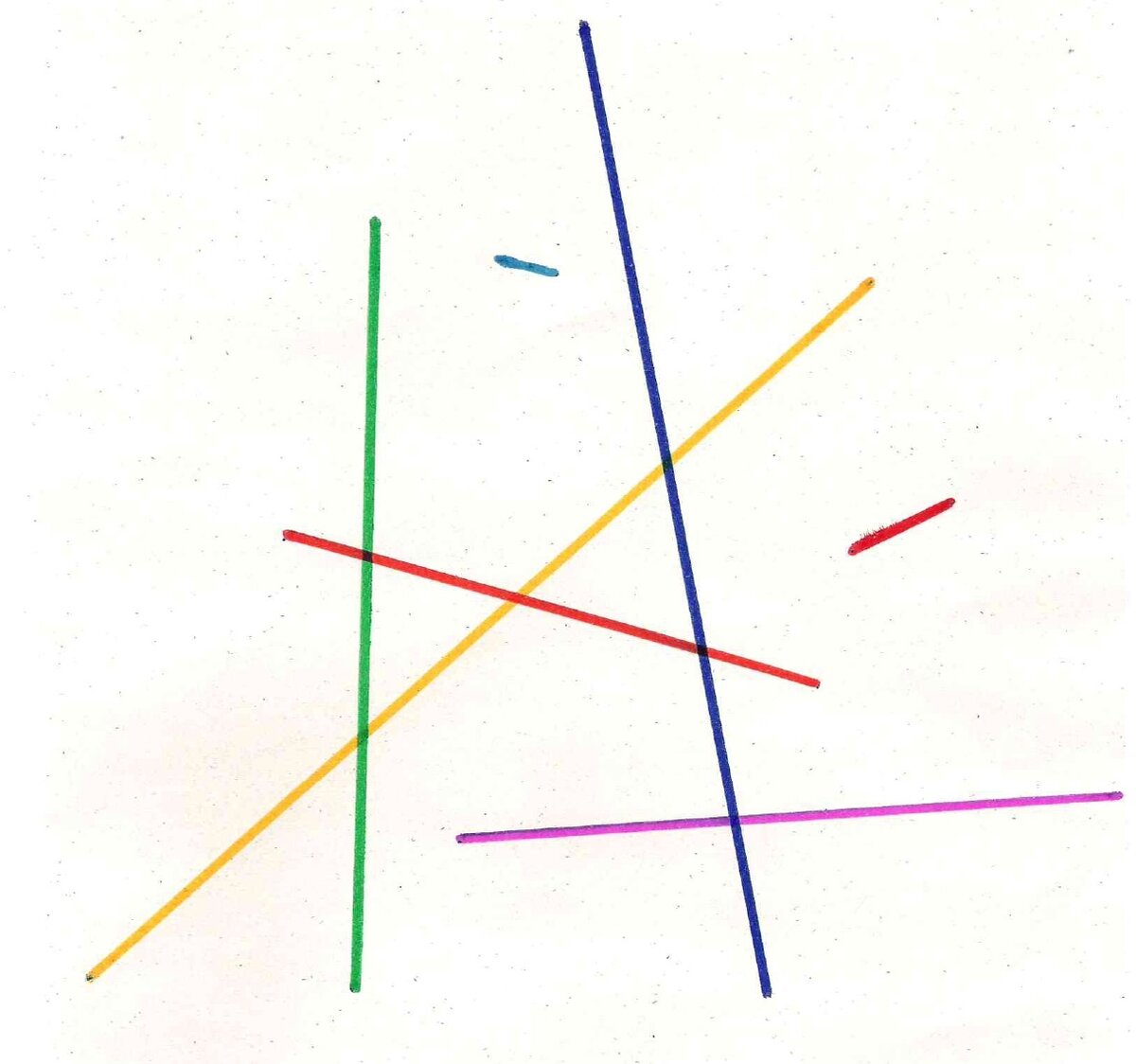 Семь красных перпендикулярных линий :-)