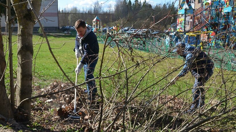    Всероссийский субботник 2023 в Подмосковье ©Пресс-служба министерства ЖКХ Московской области