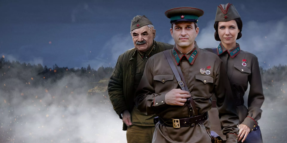 Сериал «По законам военного времени».  У героини и причёсочка - "фронтовая". Из открытых источников.