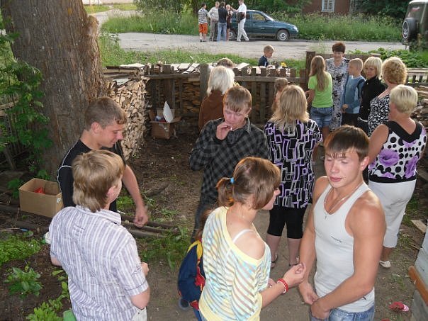 Фото из архива. Проводы Жеки.