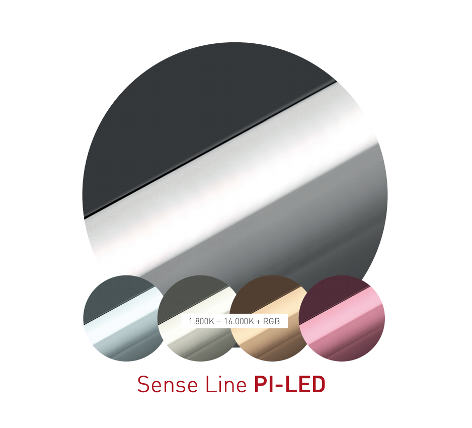 Sense Line PI-LED это гибкое решение с изменяемой цветовой температурой от 1800К до 16000К от австрийской компании LumiTech