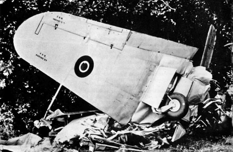 The British Gloster E.28 39  jet plane crashed during the test flight (plane W4046) was the second experimental model and existed 5 months before this crash.