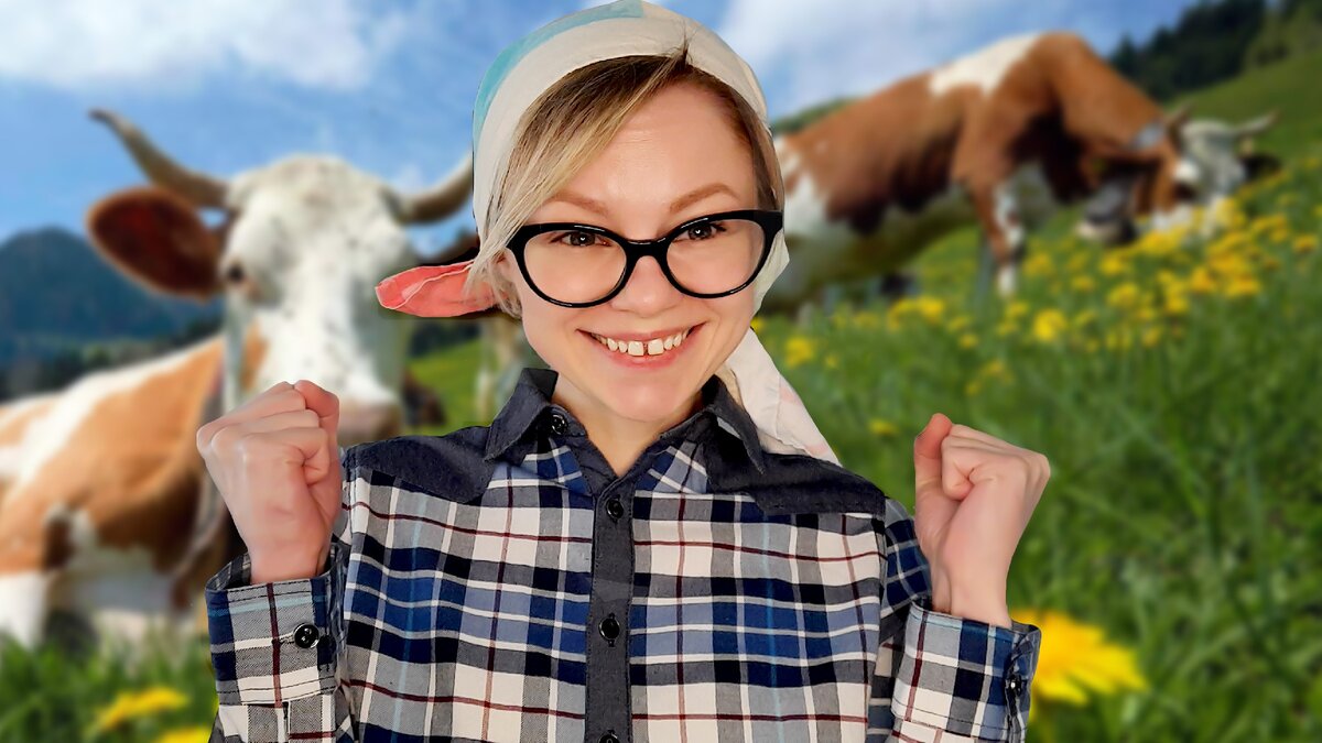 А мне к лицу коровки, правда?