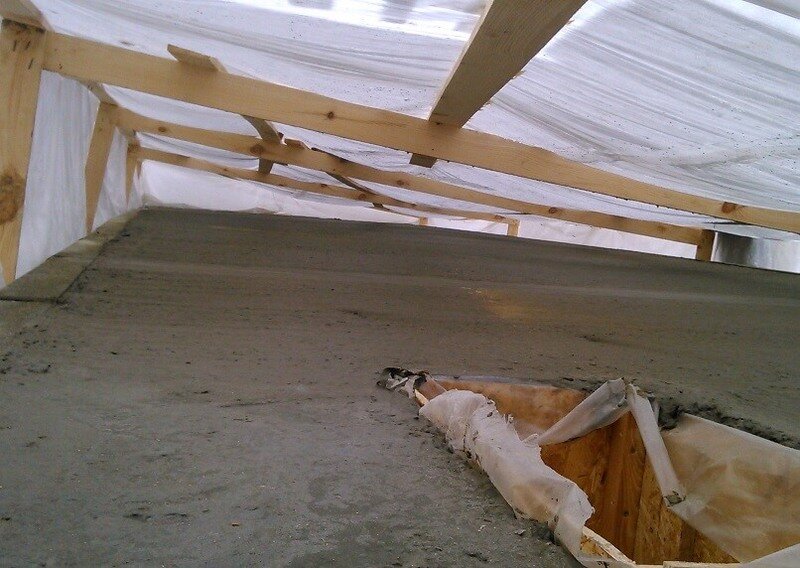 Тепляк для фундамента.