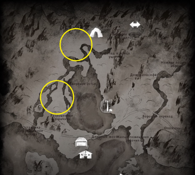 Бледная бухта. Говорят, что именно на этой карте самый высокий шанс найти лося. 