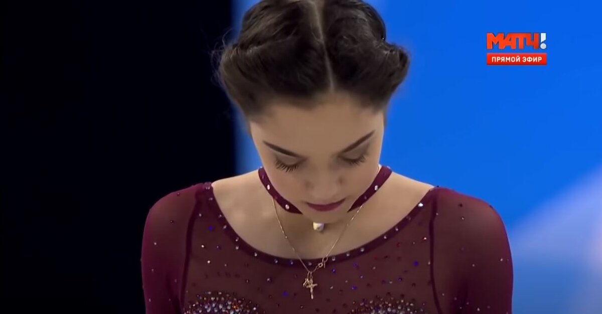 Евгения Медведева. Фото: принтскрин записи