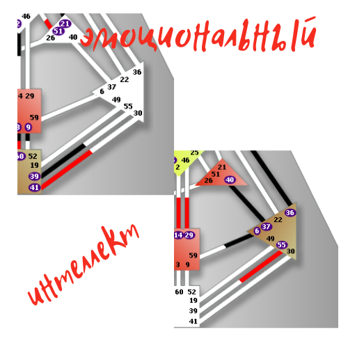 Эмоциональный центр в бодиграфе