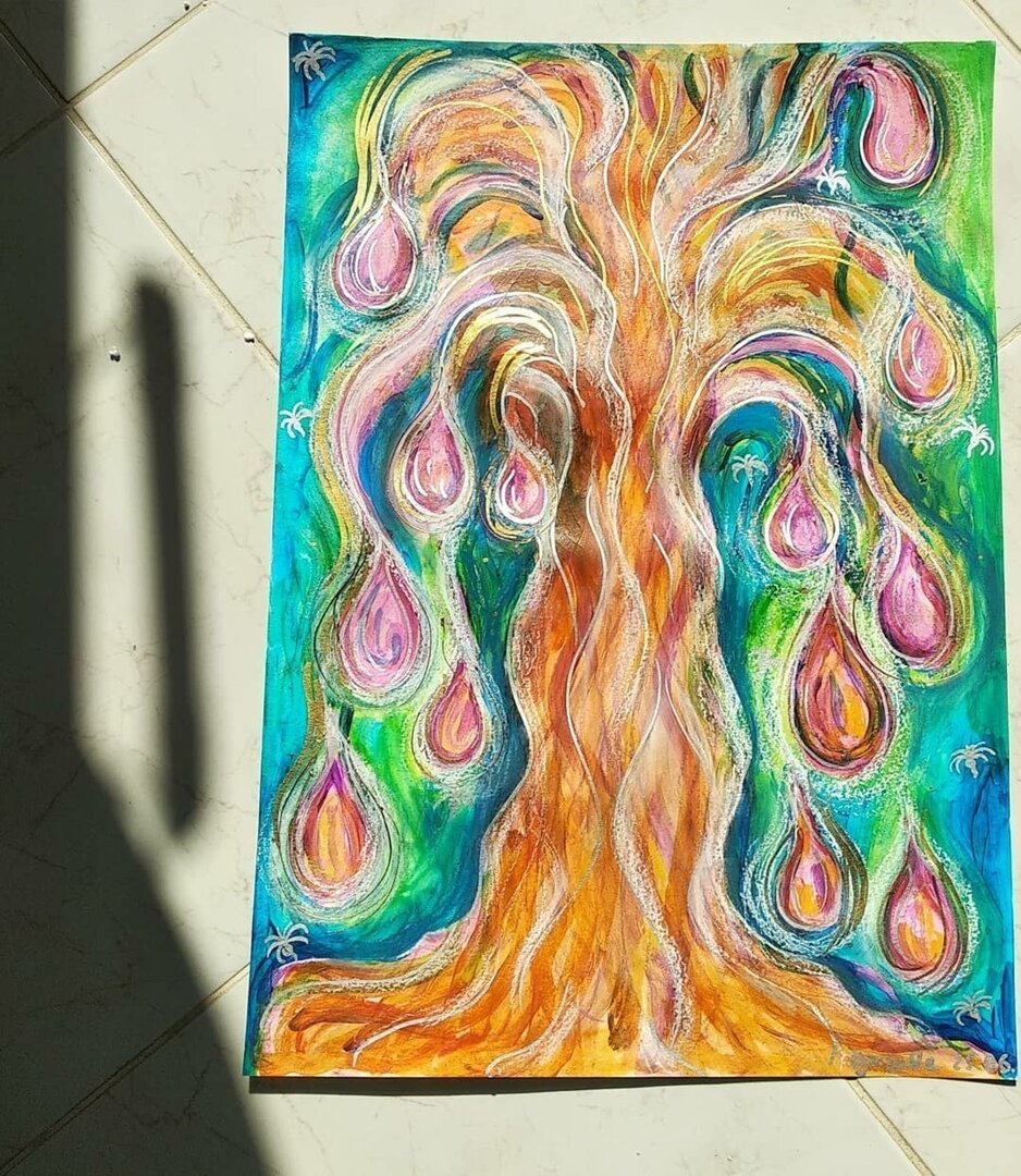 "Практика арт-терапии мне помогала тогда держаться и проходить через трудные моменты". (с) Фото из личного архива. 