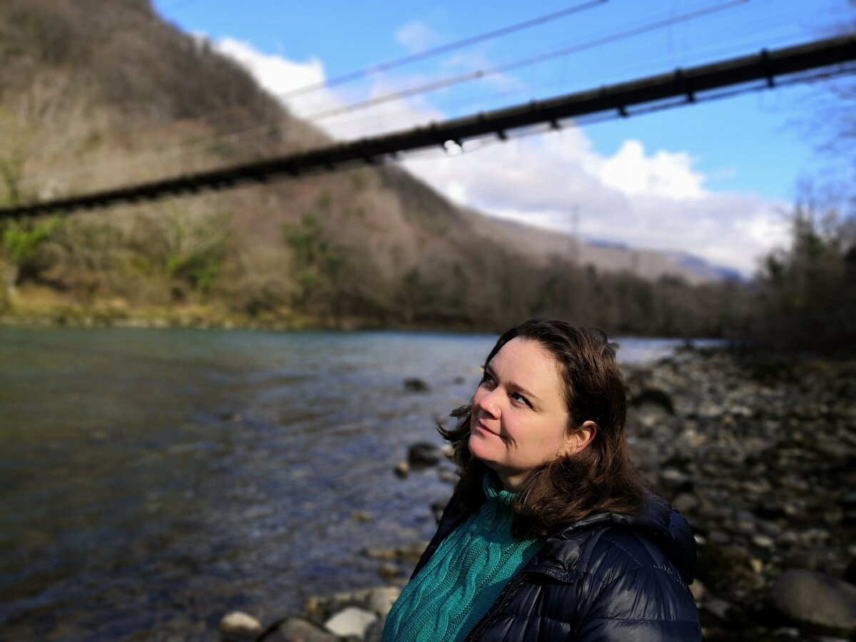 Мост через реку Бзыбь