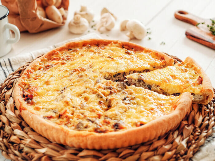 Лоранский пирог с курицей