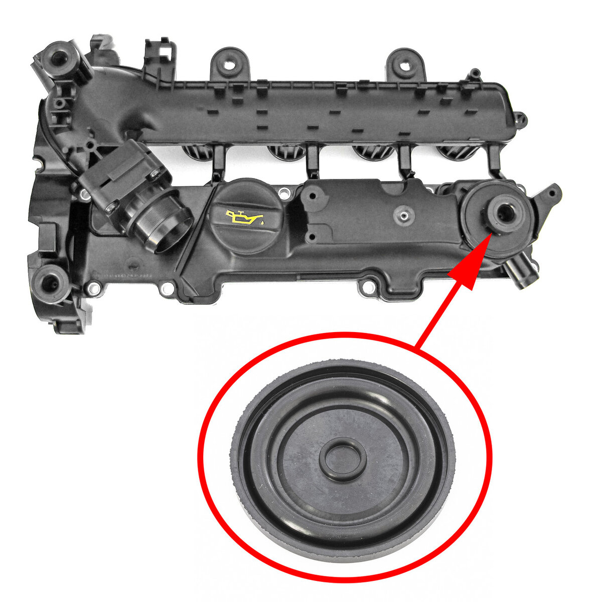 Мембрана маслоотделителя FORD 1.4 HDi/TDCi (DV4TD)