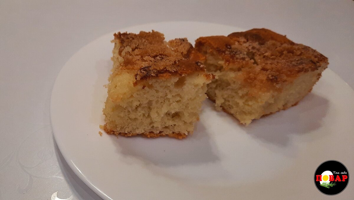 Сахарный пирог со сливками