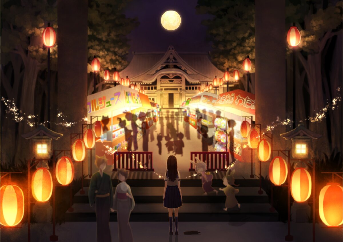 Почему в аниме, часто показывают как в школах проводят фестивали? Давайте поговорим же о школьных фестивалях в Японии.
-2