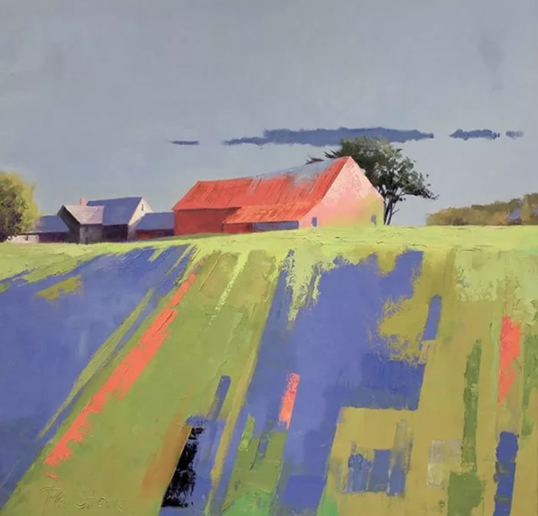 Фотография картины П. Стоуна "Поле" (из открытых источников)