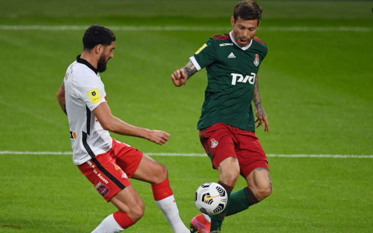 В атаке Ф.Смолов. Фото из интернета.