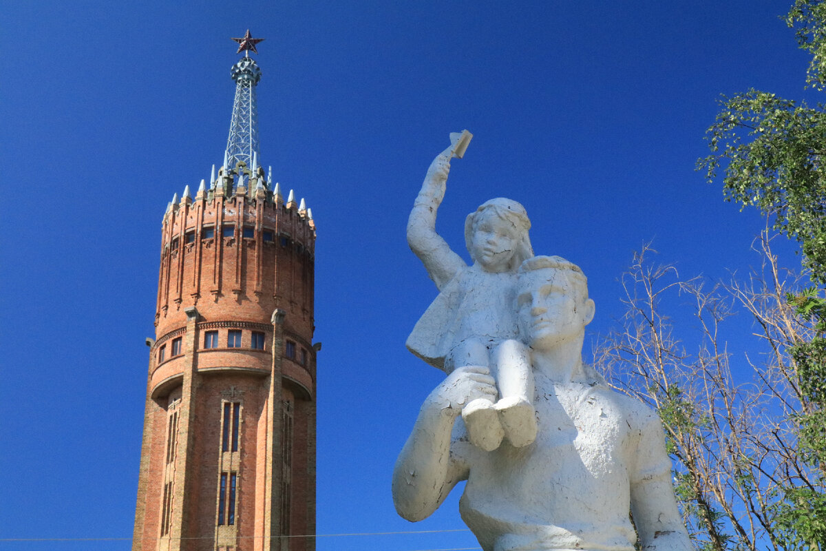 Водонапорная башня в Инте ➡