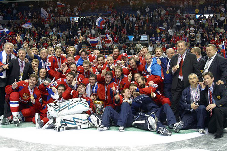 Победа России на ЧМХ 2008. Фото с сайта championat.com 