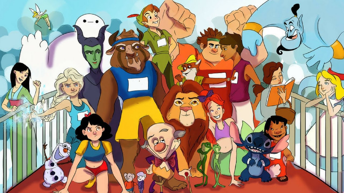 Персонажи в 2д.