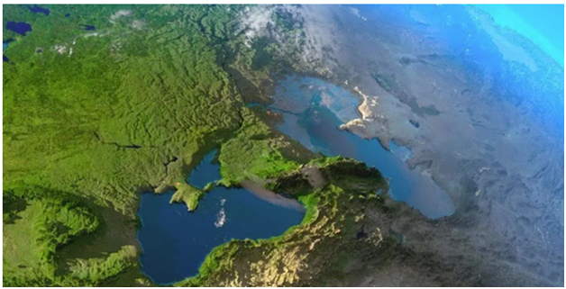 Рельеф черного моря без воды фото