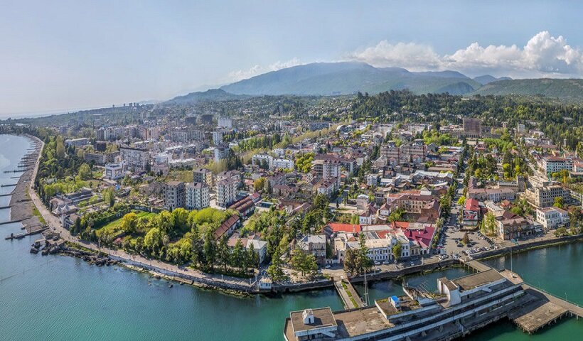 Столица Абхазии, город Сухуми в наше время