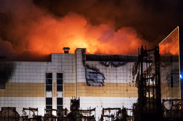 Пожар в ТРЦ «Зимняя вишня». 25 марта 2018 годФото: Данил Айкин / ТАСС