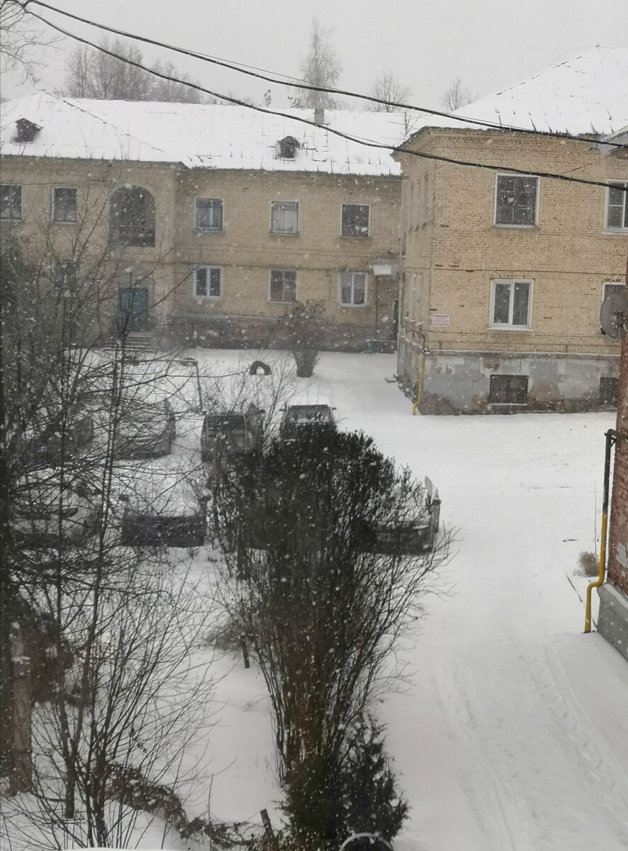 На улице снег пошёл, хочется погулять. 