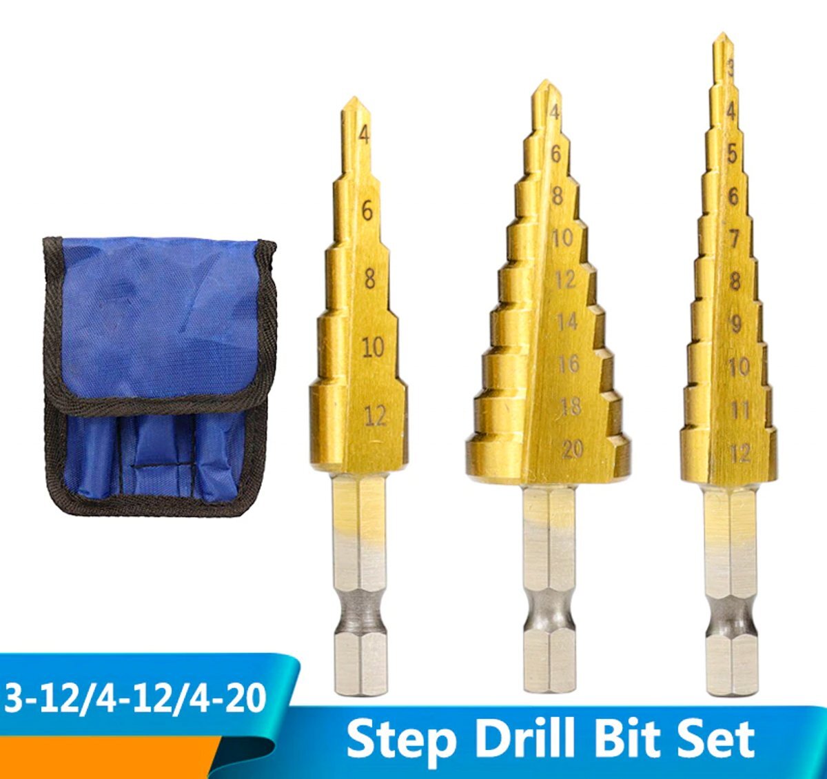 Ступенчатые сверла. Фото Алиэкспресс