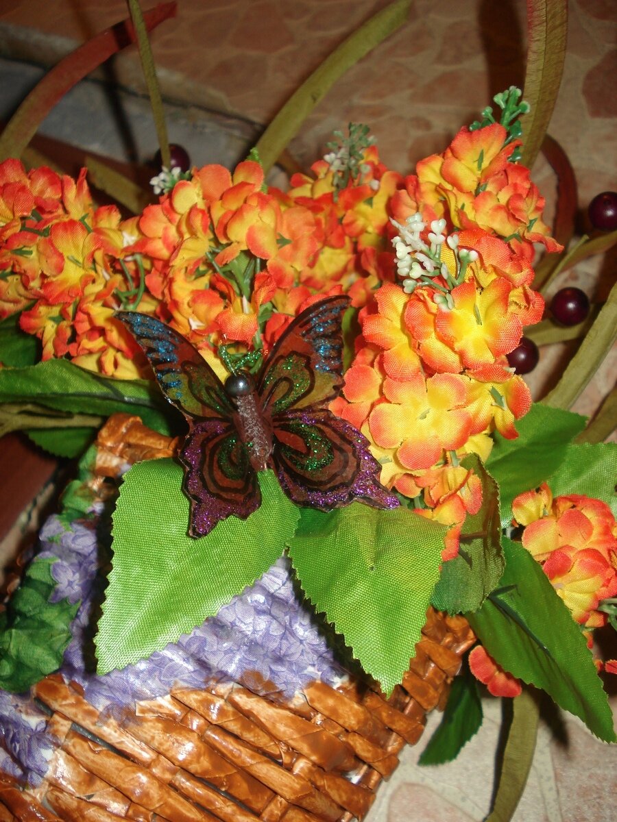 Красивый декор из пластиковой бутылки