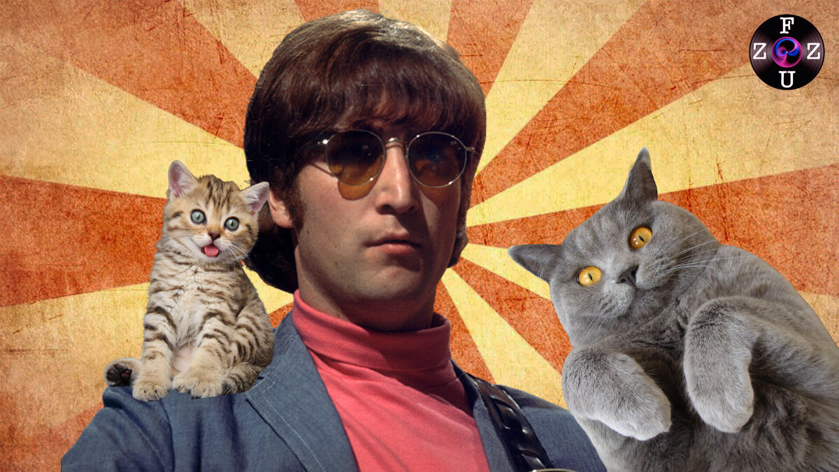 Леннон с котами