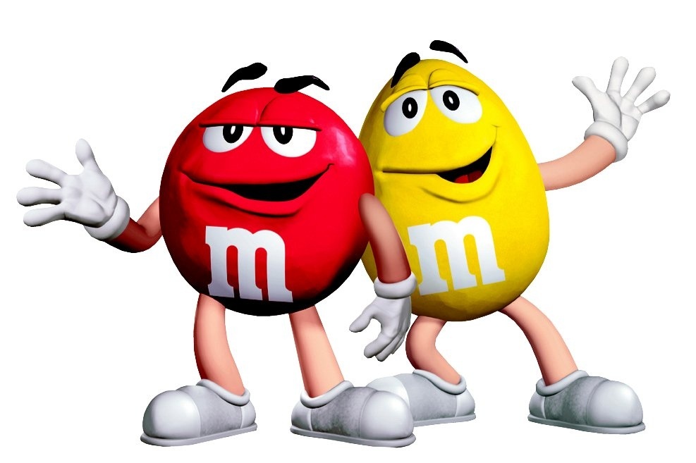                                                         Маскоты M&M’s                                           