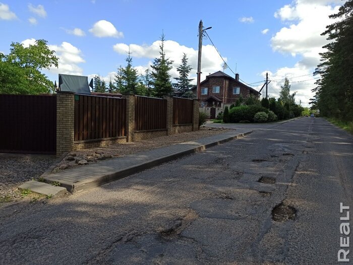 Дорога на улице Спортивная