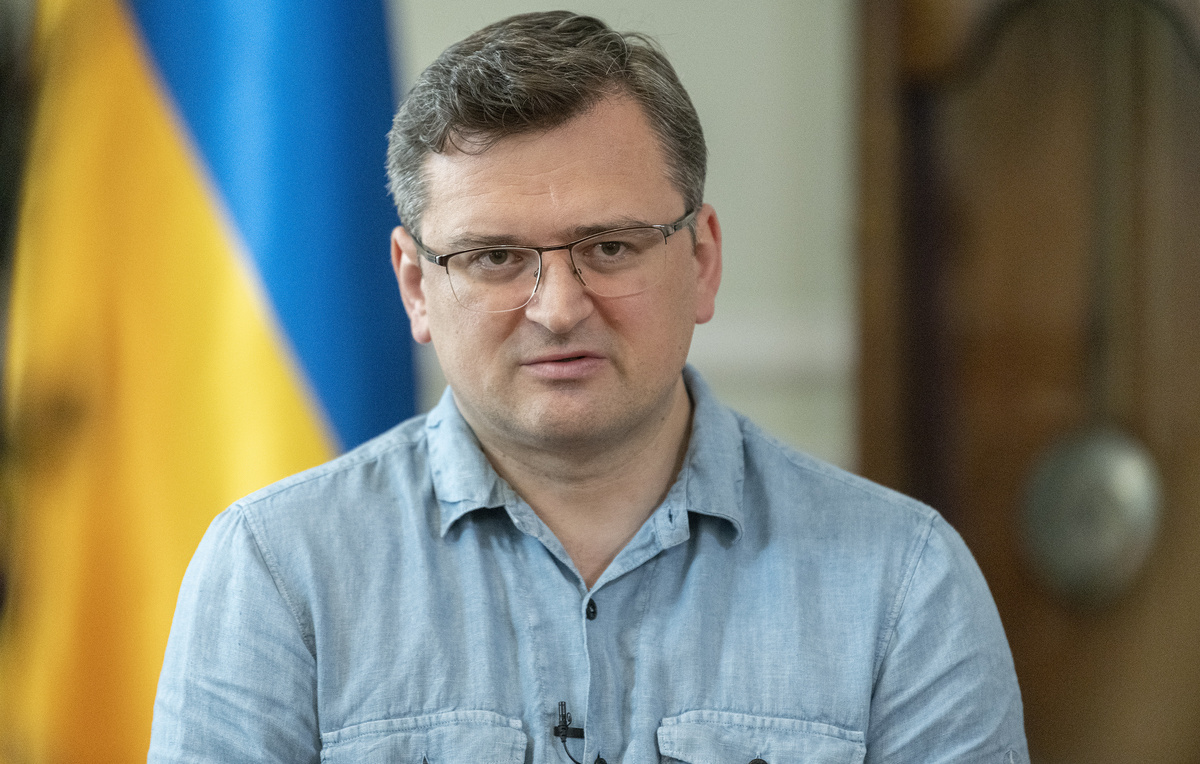    Глава МИД Украины Дмитрий Кулеба  AP Photo/Andrew Kravchenko