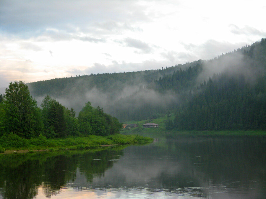 Река Чусовая // Екатерина Борисова 