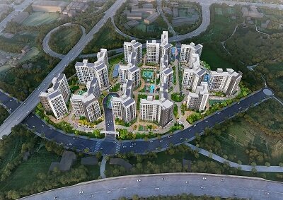 Ландшафтное изображение Hillstate Wonju Restige (Hyundai E＆C)
