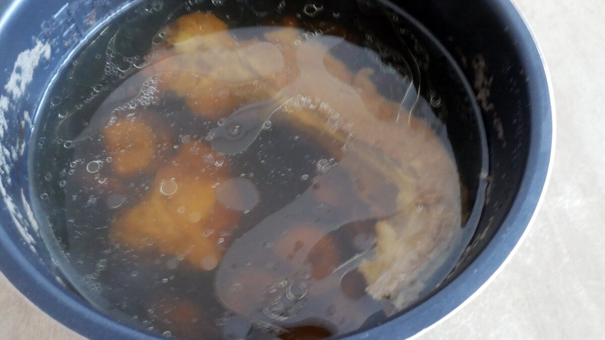 Бульон после скороварки.