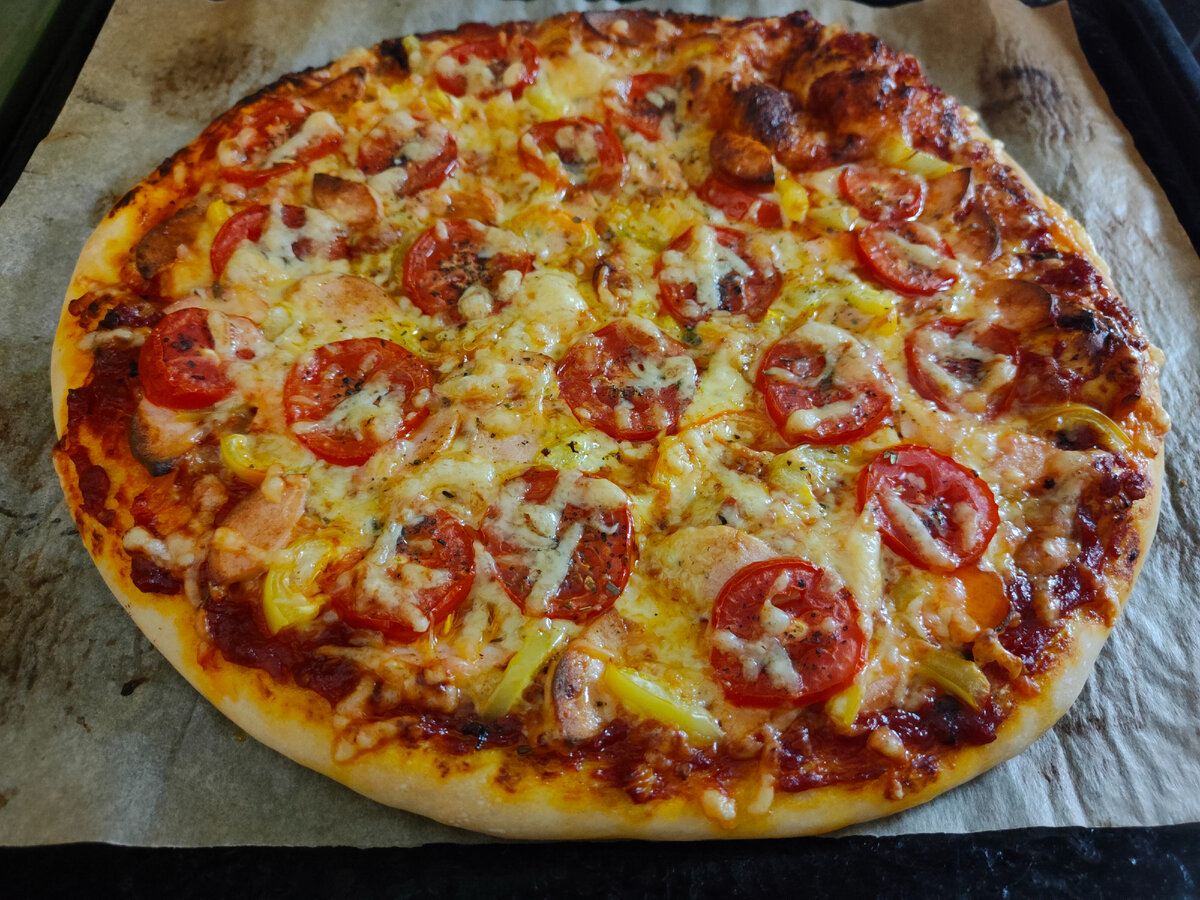 Пицца-соус на тончайшем тесте