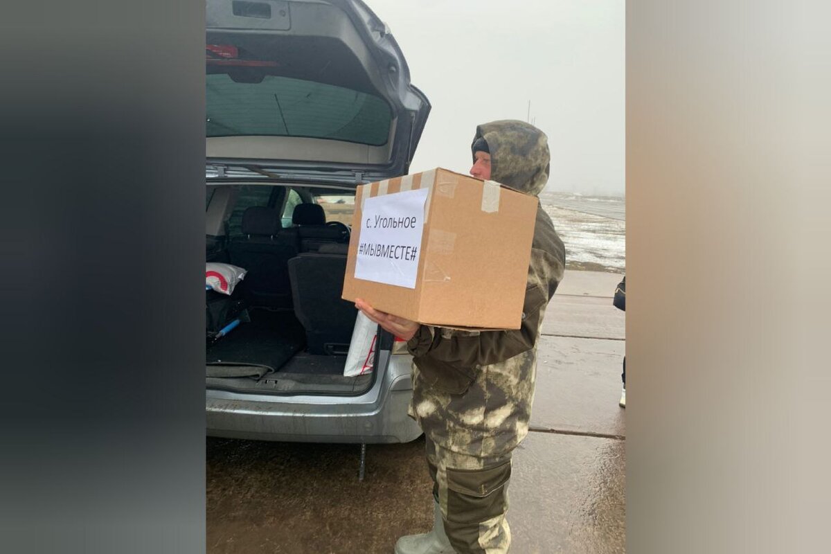  📷    В Нижнюю Павловку для мобилизованных мужчин из Соль-Илецка доставили гуманитарный груз Андрей Севостьянов