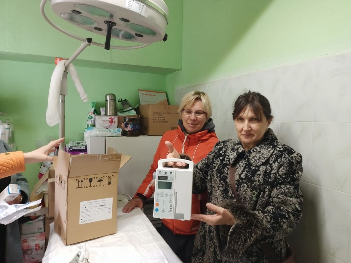 Вручение инфузионного насоса