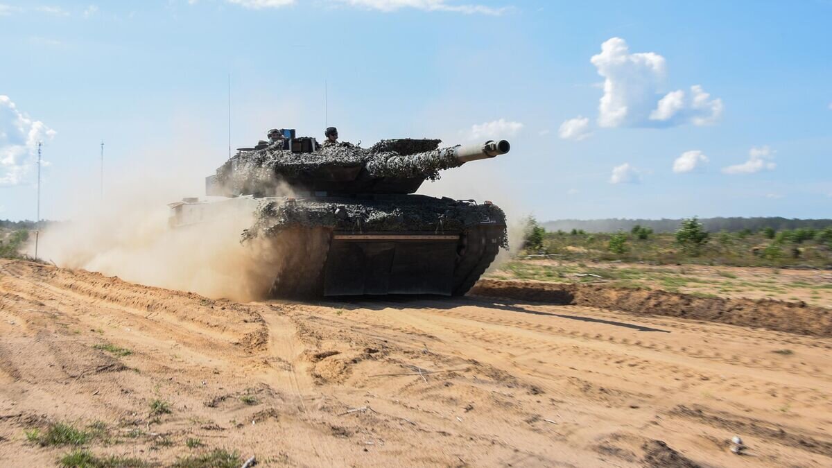    Основной немецкий танк Leopard 2© Фото : U.S. Army / Markus Rauchenberger