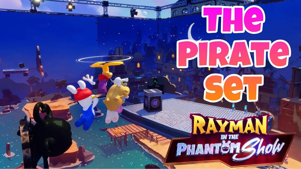mario and rabbids sparks of hope rayman in the phantom show the pirate set