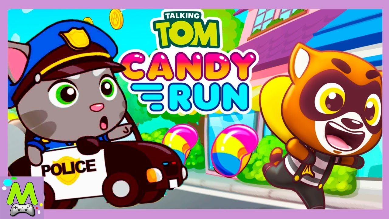 Том Гонки за Конфетами/Talking Tom Candy Run.Том Полицейский Ловит  Воришку.Новая Игра про Тома | Матвейкин Канал | Дзен