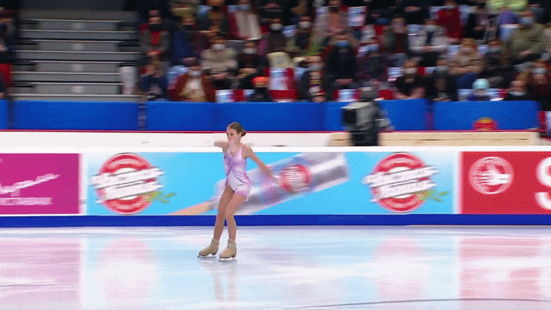 скоба – выкрюк – двойной аксель