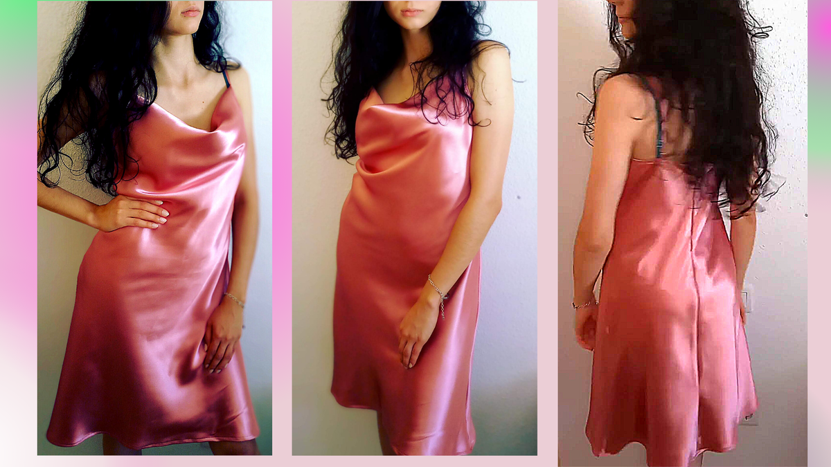 Приветствую всех на моем канале Идеи для дома. В этом видео сошью шелковое платье на бретелях с декольте качели.  Крой по косой, длина ткани 1.5м ширина 1.5м. 
Бесплатную выкройку взяла с сайта Анастасии Корфиати