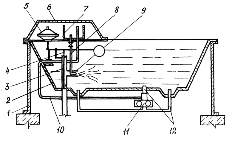Схема групповой автопоилки