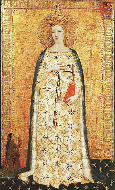 Картина художника Нардо ди Чоне. 1355-60 гг.