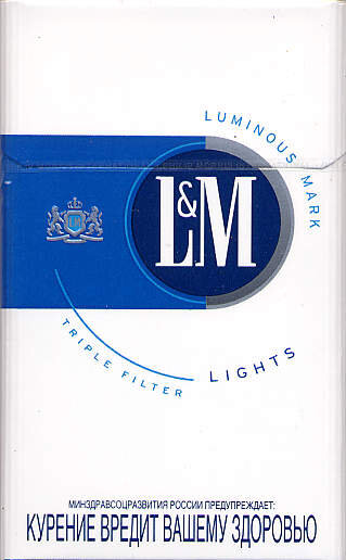 L&M Lights производства Philip Morris, 2007 год.