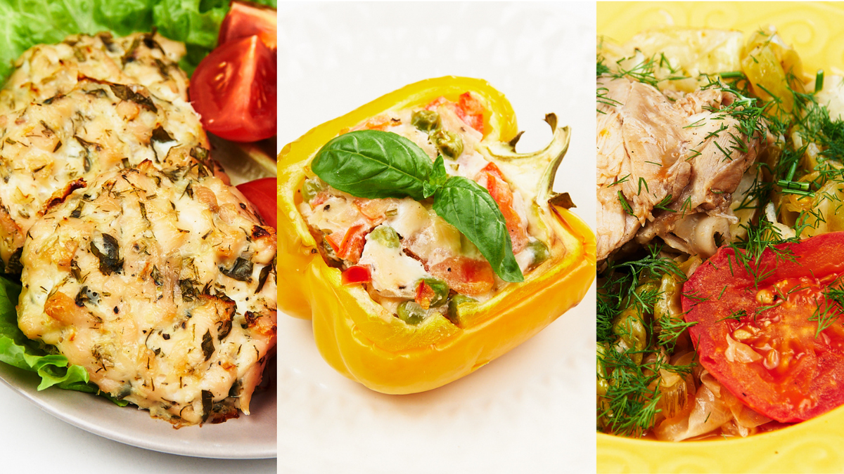 Вот, какие красивые блюда  у нас с вами в сегодняшнем  меню. Фото автора