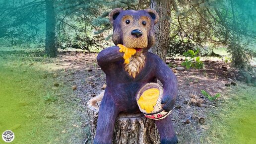 Поделка медведь своими руками - мастер-классы из бумаги, шишек, орехов и ваты