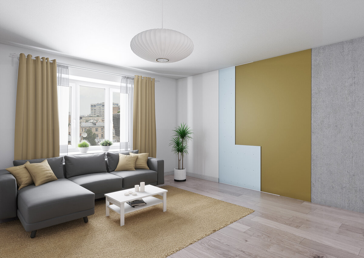 Бескаркасная система звукоизоляции стены "БАЗИС"