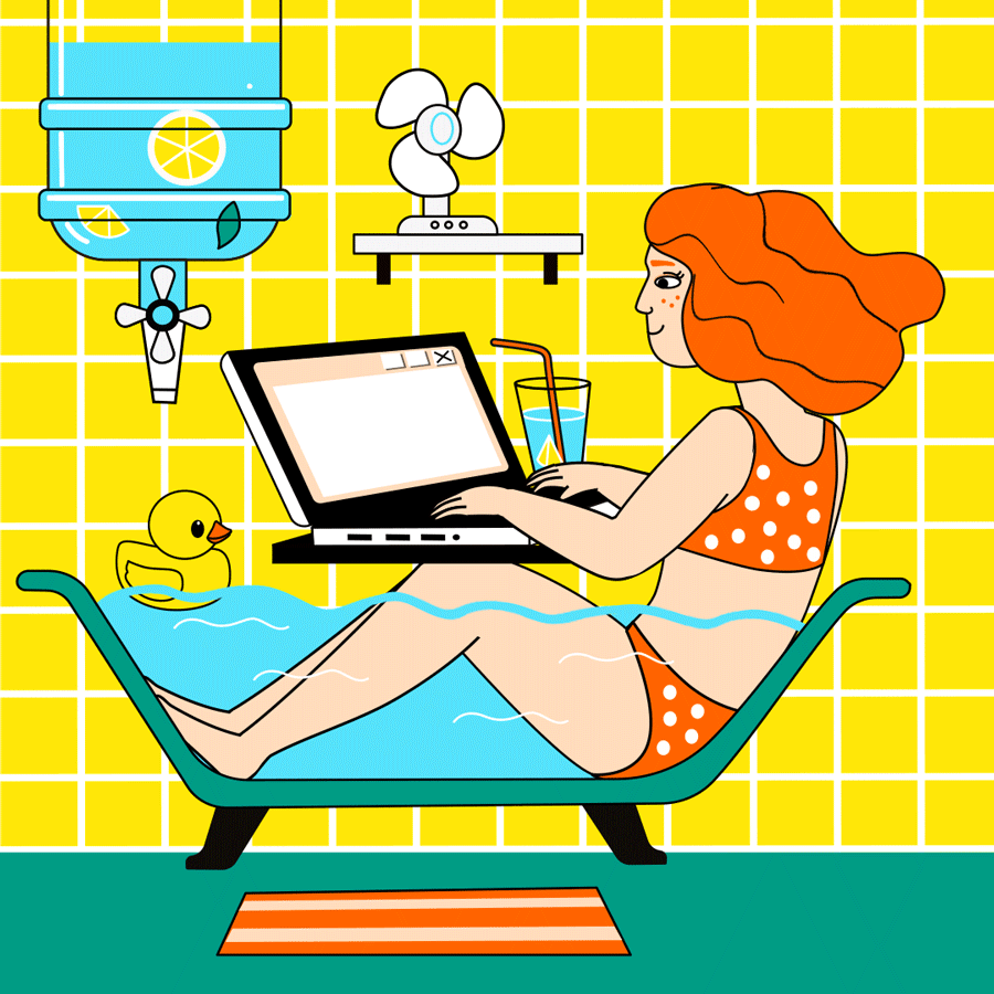 Иллюстрация и анимация Frau Shto                                 https://www.behance.net/frau_shto         